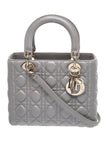 DIOR Cannage Lady Dior Medium Top Handle Bag