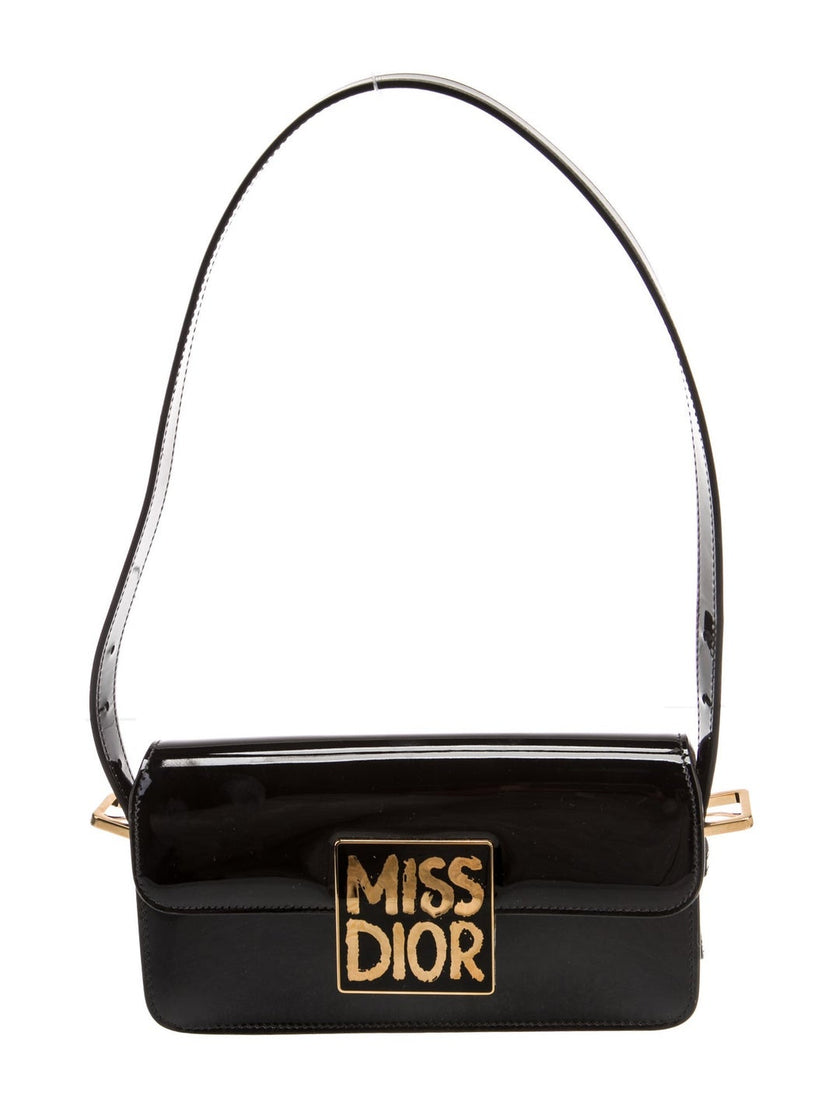 DIOR Cannage Miss Dior Flap Bag Small Shoulder Bag