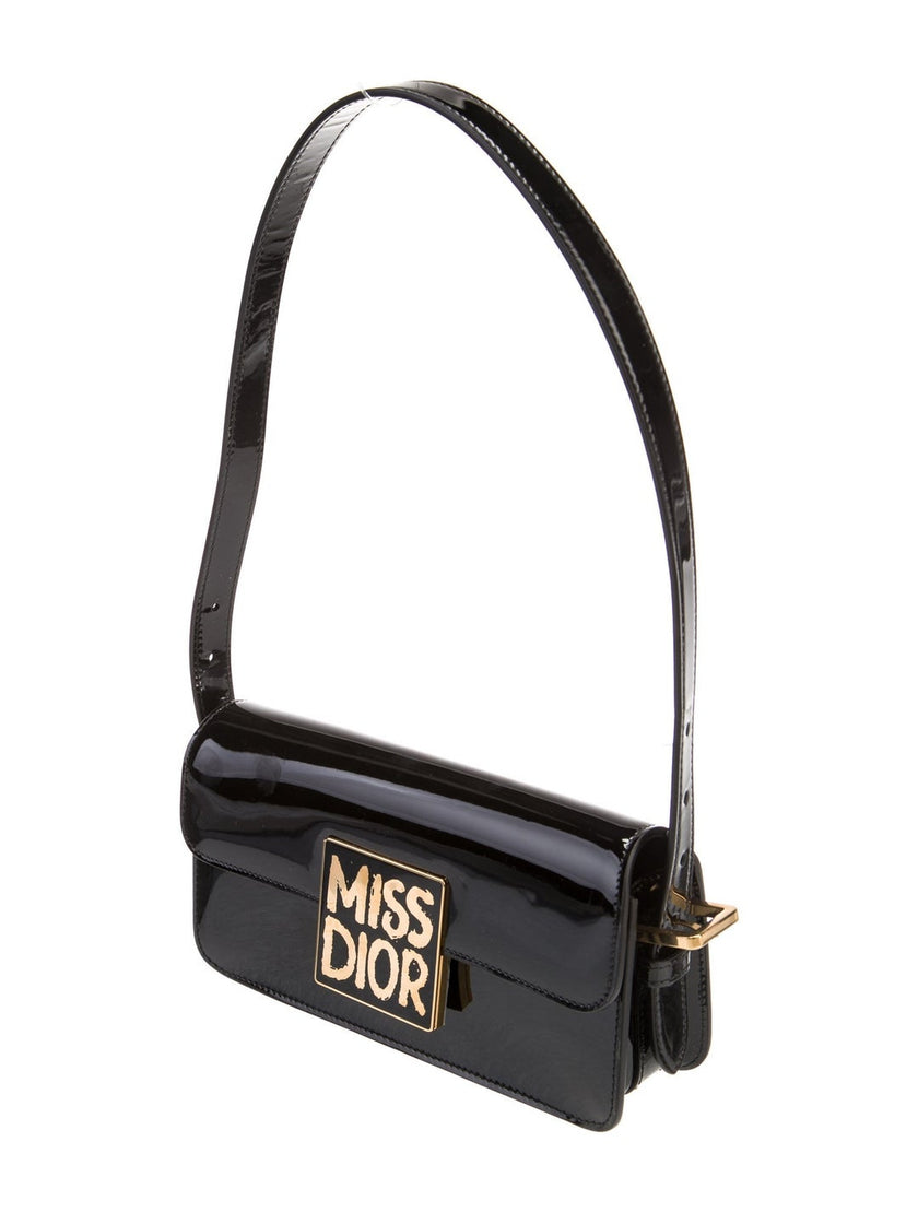DIOR Cannage Miss Dior Flap Bag Small Shoulder Bag
