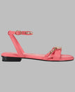 KARL LAGERFELD Christiano Logo Chain Ankle Strap Sandal