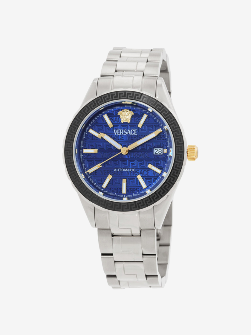 VERSACE Hellenyium Automatic Blue Dial Men's Watch VEQCA0424