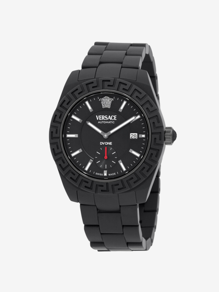 VERSACE DV One Automatic Black Dial Men's Watch 43MM