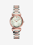 VERSACE V-Motif Vintage Logo Quartz Silver Dial Ladies Watch 35MM