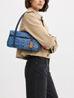COACH Bridget Flap Shoulder Bag In Signature Denim
