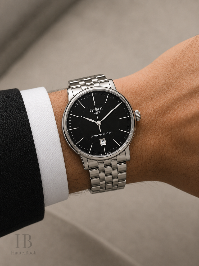 TISSOT Carson Automatic Black Dial Men's Watch