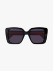GUCCI Dark Violet Butterfly Ladies Sunglasses GG1861S 004 53