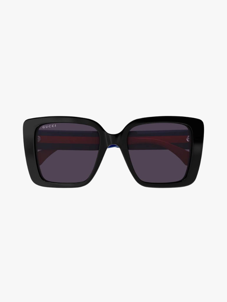 GUCCI Dark Violet Butterfly Ladies Sunglasses GG1861S 004 53
