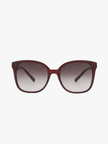 FERRAGAMO Salvatore Burgundy Gradient Square Ladies Sunglasses SF1072S 630 56