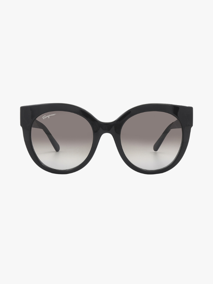 FERRAGAMO  Salvatore Grey Cat Eye Ladies Sunglasses SF1031S 001 53