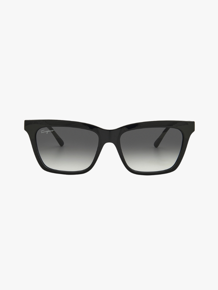 FERRAGAMO Grey Gradient Rectangular Ladies Sunglasses SF1027S 001 55