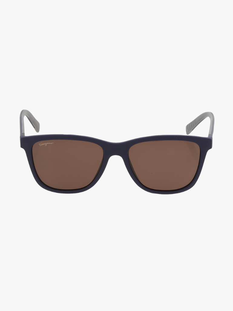 FERRAGAMO Salvatore Brown Rectangular Men's Sunglasses SF998S 427 57