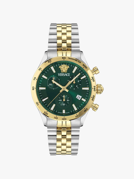 VERSACE Versace Greca Logo Quartz Green Dial Men's Watch VE8G00524
