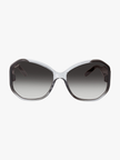 [At India] FERRAGAMO Grey Gradient Butterfly Ladies Sunglasses