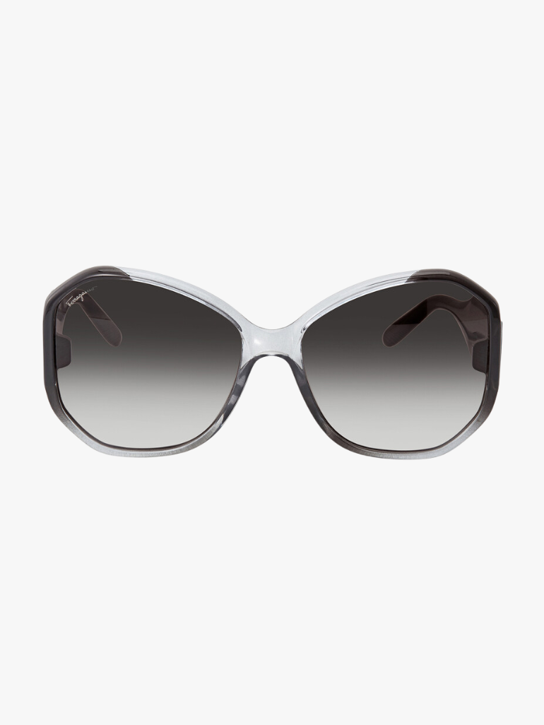 [At India] FERRAGAMO Grey Gradient Butterfly Ladies Sunglasses