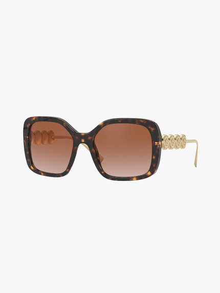 VERSACE Brown Butterfly Ladies Sunglasses VE4375F 108/73 53