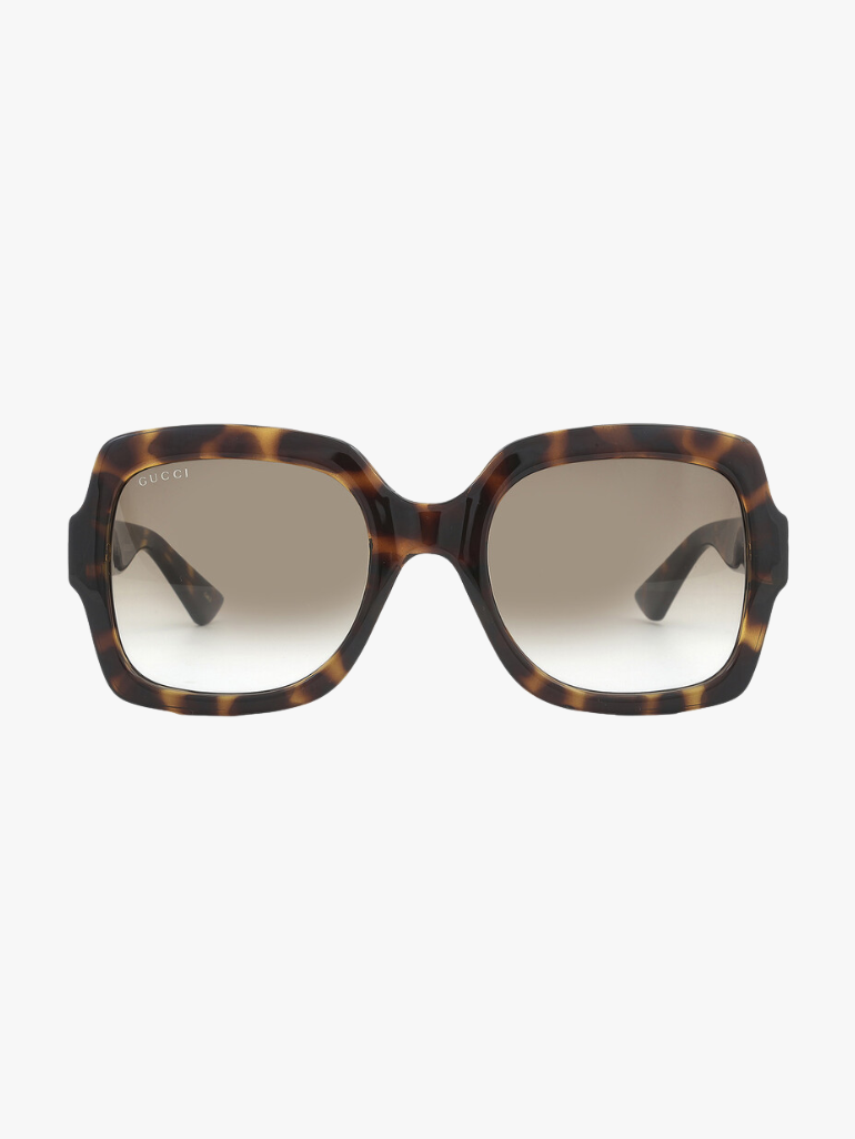 GUCCI Brown Gradient Square Ladies Sunglasses GG1337S 003 54