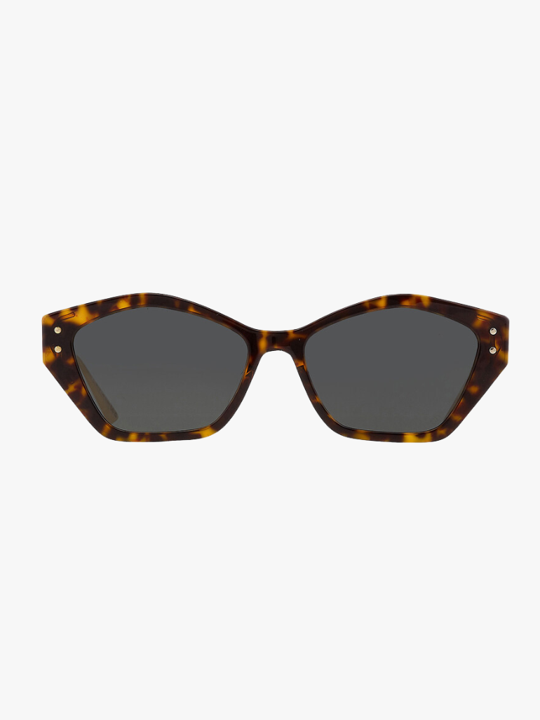 DIOR Green Geometric Ladies Sunglasses MISSDIOR S1U CD40107U 52N 56