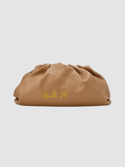 [At India] BOTTEGA VENETA Pouch Clutch Bag - Brown