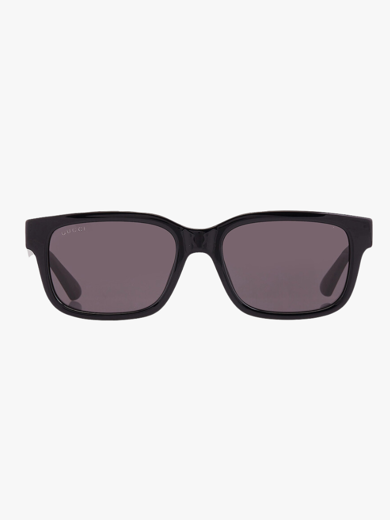 [At India] GUCCI Grey Rectangular Men's Sunglasses
