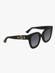 [AT India] GUCCI Grey Butterfly Ladies Sunglasses GG0208S 001 49