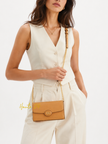 [At India] TORY BURCH  Robinson Pebbled Crossbody - Tiramisu