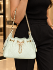 [Price on Request/Brand New] CHANEL 25 Mini Handbag Light Blue