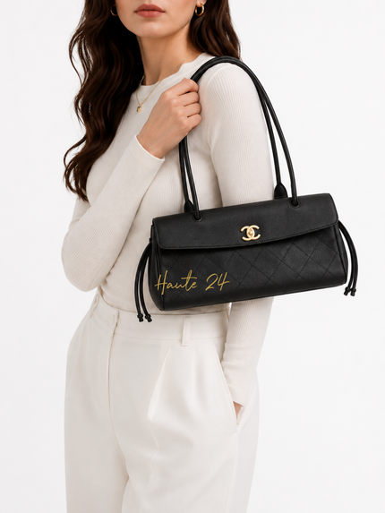 CHANEL Small Shopping Bag Black
