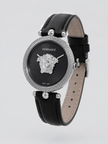 VERSACE Palazzo Empire Quartz Black Dial Ladies Watch VECQ01020 34mm