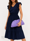 BOTTEGA VENETA Pouch Clutch Bag -  Purple