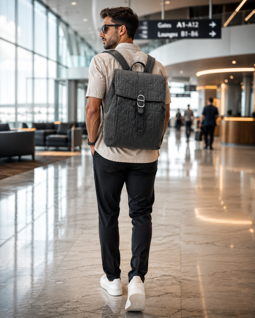 DIOR Daily Backpack Gravity Leather