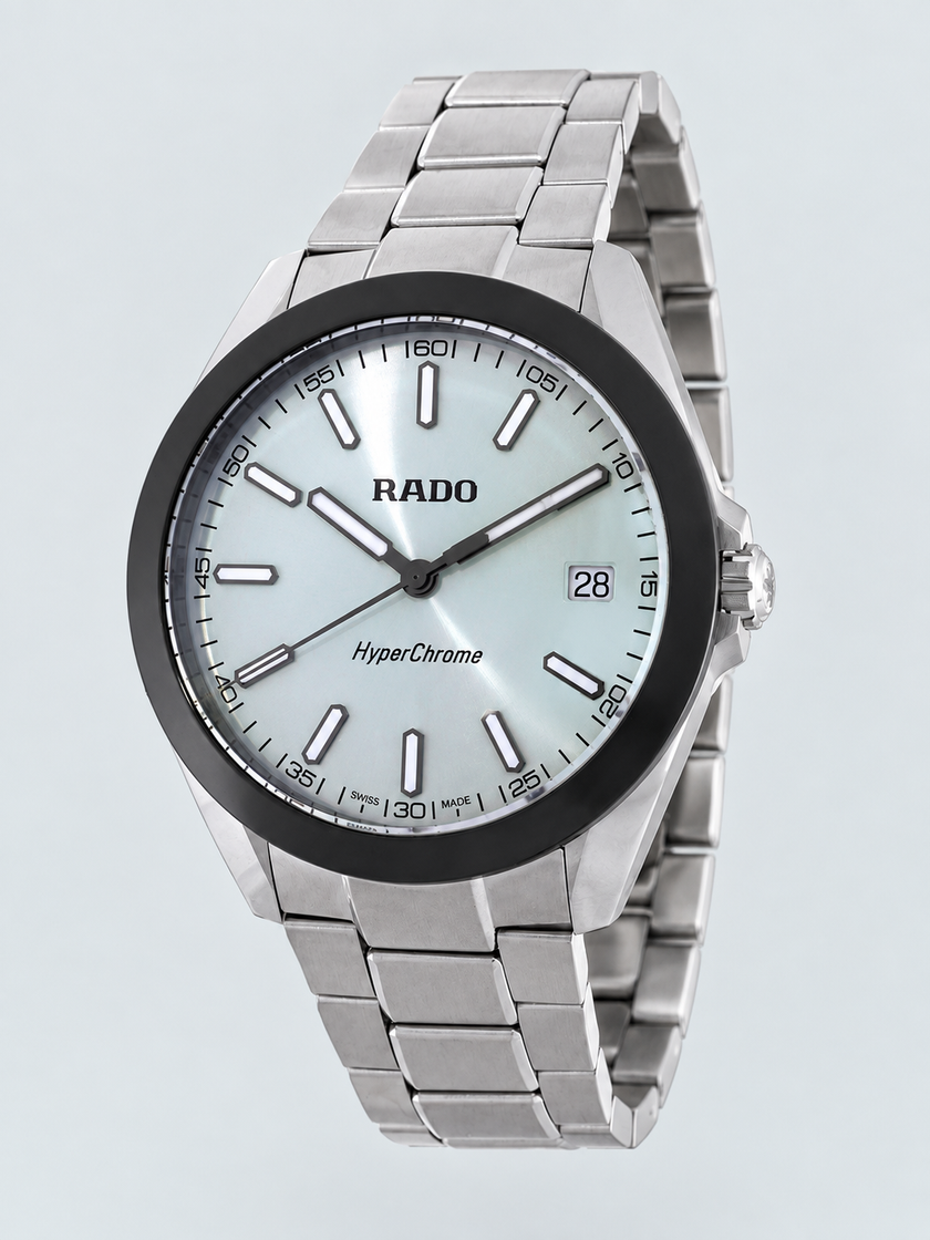 RADO HyperChrome Quartz Ice Blue Dial Men's Watch 41MM