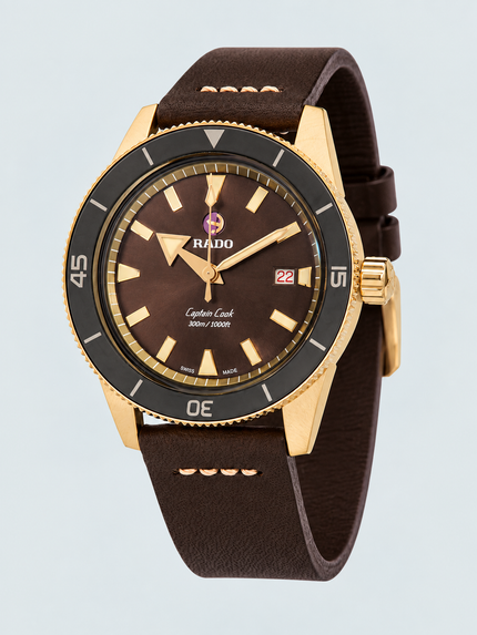 RADO Captain Cook Automatic Brown Dial Men's Watch 42MM