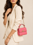 VALENTINO Rockstud Spike Leather Handbag