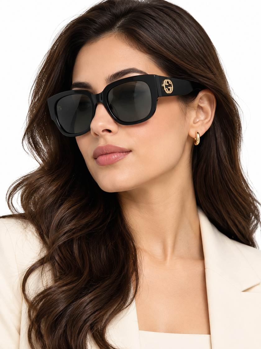 GUCCI Women's GG0142SAN 55mm Sunglasses