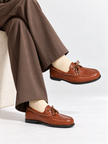 LOUIS VUITTON LV Croisette Boat Shoes - Cognac