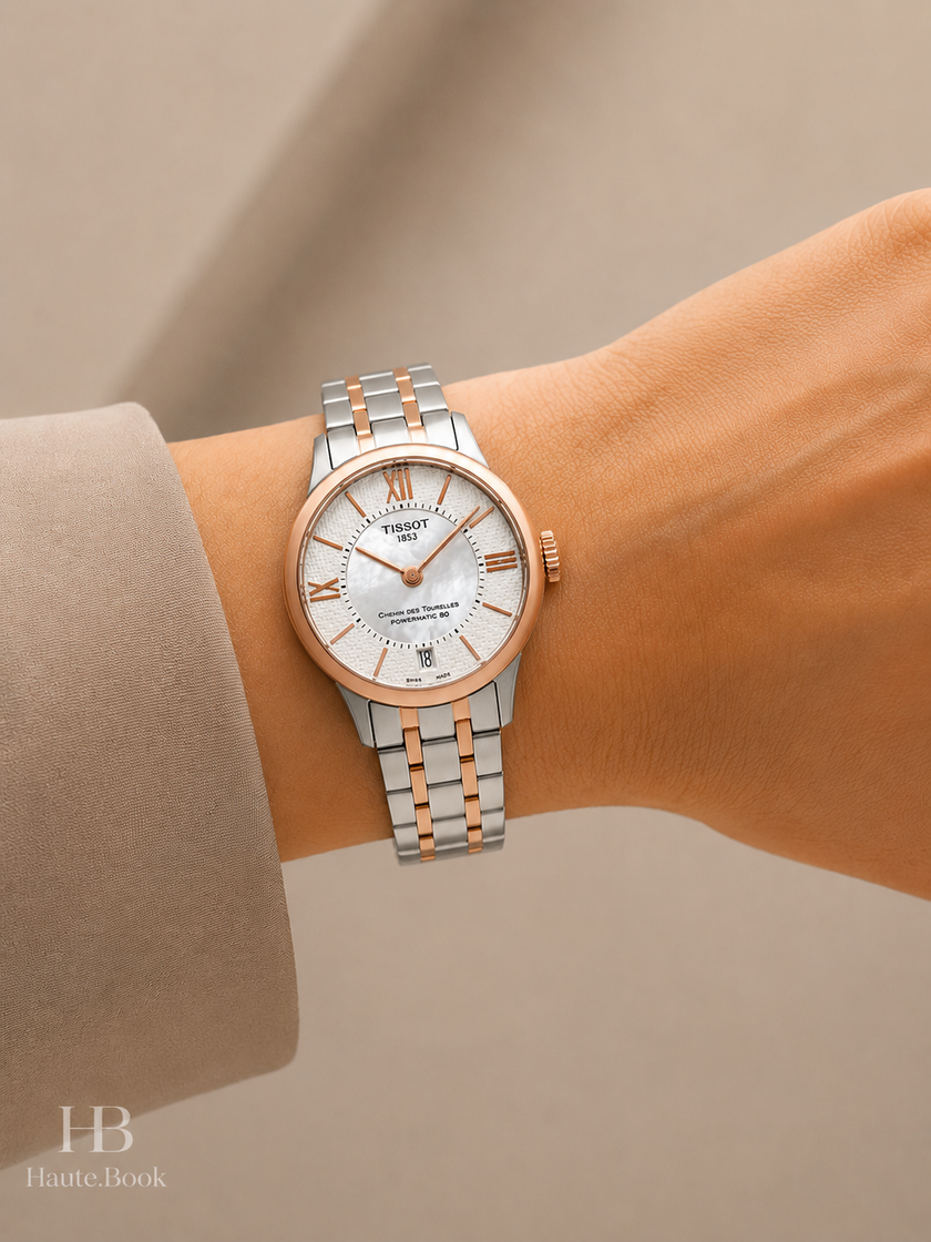 TISSOT Chemin Des Tourelles Mother of Pearl Dial Ladies Watch