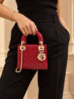 DIOR Mini Lady Dior Red