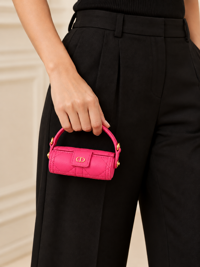 DIOR Lipstick Holder CARO Cannage Grain