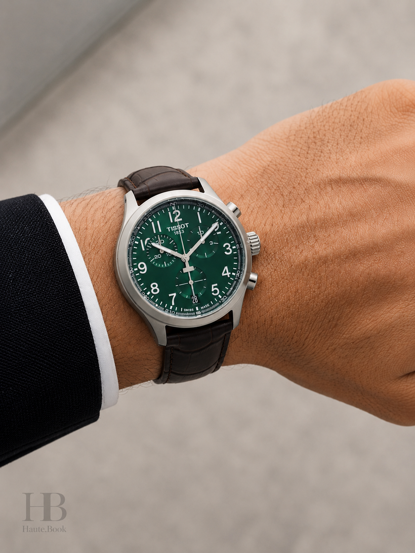 TISSOT Chrono L Quartz Green Dial Men's Watch
