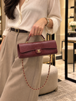 [Brand New] CHANEL Clutch with Chain Red