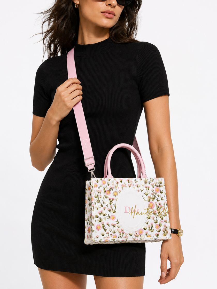 DIOR Canvas Book Medium Top Handle Bag