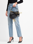 DIOR Leather Saddle Top Handle Bag