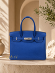 HERMES Birkin 30 Electric Blue