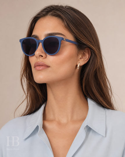 DIOR 30MONTAIGNE MINI R2F Blue Grey Oval Ladies Sunglasses