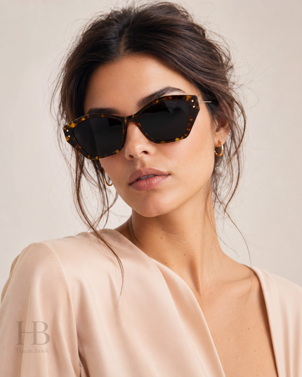 DIOR Green Geometric Ladies Sunglasses MISSDIOR S1U CD40107U 52N 56