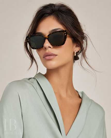 DIOR MISSDIOR B5F Green Butterfly Ladies Sunglasses