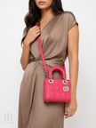 DIOR Lady Dior Mini 2WAY Bag Pink