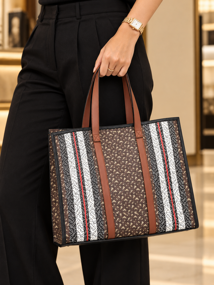 BURBERRY TBMonogram Tote Bag