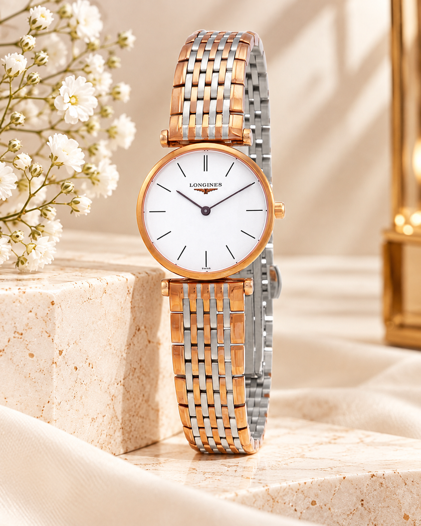 LONGINES La Grande Classique Quartz White Dial Ladies Watch