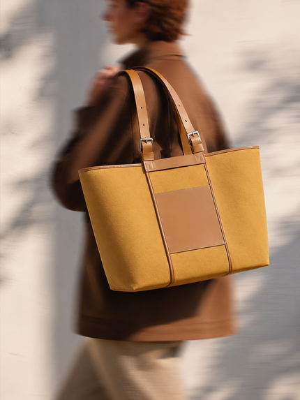 [Brand New] HERMES Etriviere Pocket 35 Bag Désert/Fauve/Gold